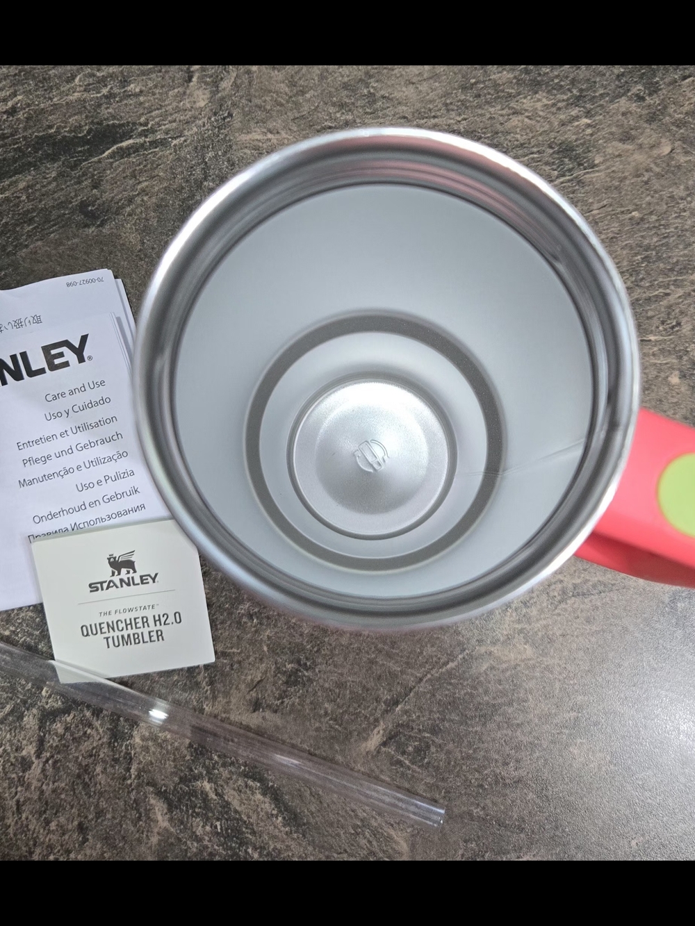 Stanley Quencher Flowstate 30oz Hibiscus Stainless Steel Tumbler #1417 - Picture 3 of 9